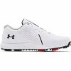 Under Armour Charged Draw RST Wide Golf Shoes White