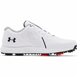 Under Armour Charged Draw RST Wide Golf Shoes White